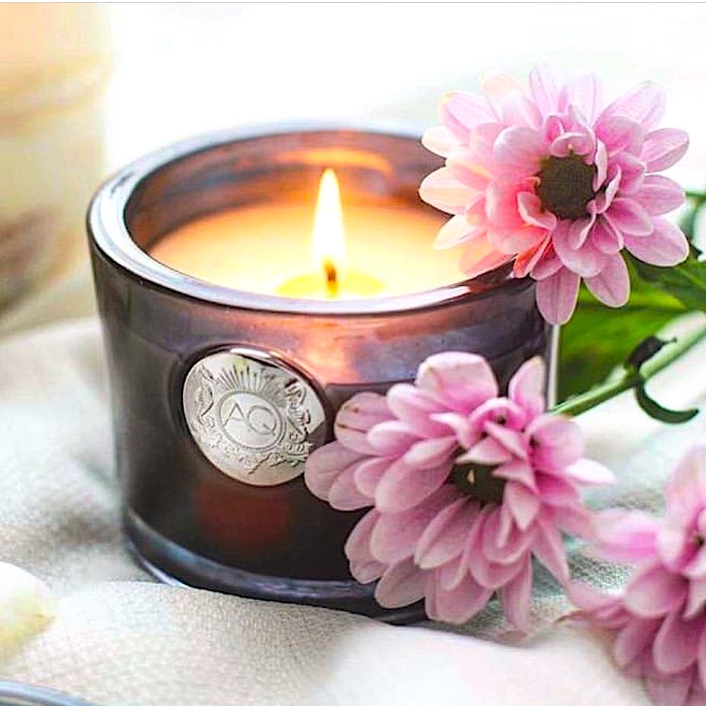 AQUIESSE | ‘Santa Barbara’ | Small Glass Scented Soy Candle in Box | 5 oz.